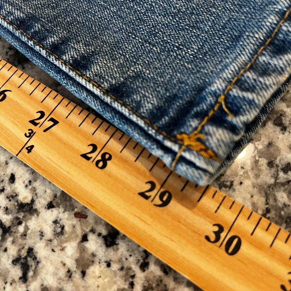 Polo Ralph Lauren Varick Jeans Mens 38x30 Blue Denim Slim Straight - Picture 12 of 12